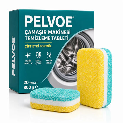 Pelvoe Çamaşır Makinası Temizleme Tableti - 20'li Paket