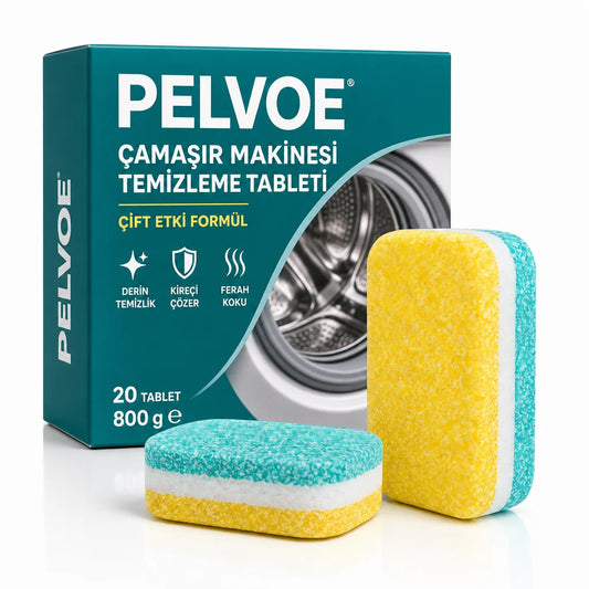 Pelvoe Çamaşır Makinası Temizleme Tableti - 20'li Paket